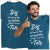 Koszulka dla taty wraz z kubkiem z nadrukiem Bóg nie może być wszędzie dlatego stworzył Tatę t-shirt w kolorze petrol blue.jpg