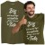 Koszulka dla taty wraz z kubkiem z nadrukiem Bóg nie może być wszędzie dlatego stworzył Tatę t-shirt w kolorze granatowy (1).jpg