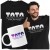 Koszulka dla taty wraz z kubkiem z napisem TATA najlepszy w całej galaktyce t-shirt w kolorze czarnym (1).jpg