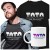 Koszulka dla taty wraz z kubkiem z napisem TATA najlepszy w całej galaktyce t-shirt w kolorze czarnym (1).jpg