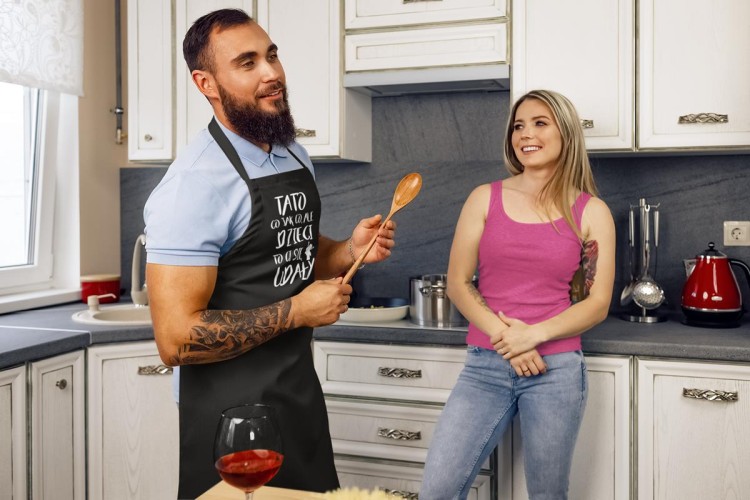 Fartuch dla Taty na prezent na Dzień Ojca z napisem Tato co jak co, ale dzieci to Ci się udały (1).jpg