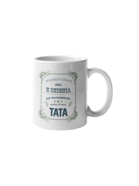 Koszulka dla taty wraz z kubkiem Wszyscy znają mnie z imienia ale najważniejsi mówią do mnie TATA t-shirt w kolorze granatowym (1).jpg