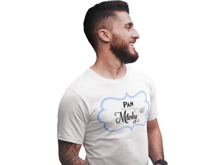 Koszulka dla PANA MŁODEGO na wieczór kawalerski modny prezent dla przyszłej Pary Młodej Stylowa koszulka z napisem Pan Młody w  (3).jpg