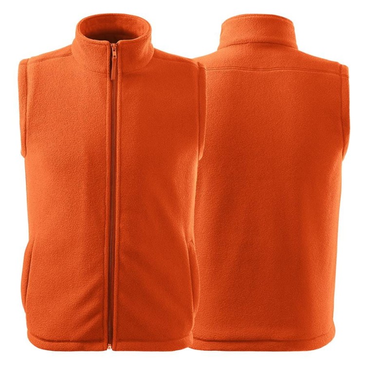 Kamizelka polarowa unisex pomarańczowy z haftem nadrukiem logo firmy 280g 518 kol. 11 polar podstawowy (2).jpg