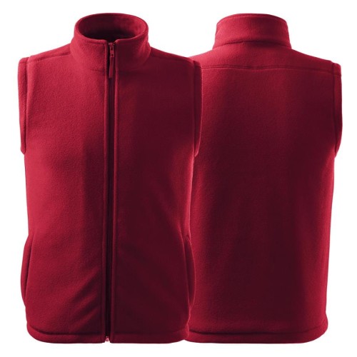 Kamizelka polarowa unisex malboro czerwony z haftem nadrukiem logo firmy 280g 518 kol. 23 polar podstawowy (2).jpg