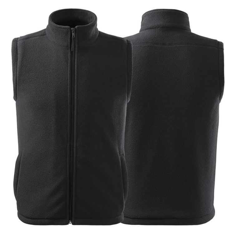 Kamizelka polarowa unisex ebony gray z haftem nadrukiem logo firmy 280g 518 kol. 94 polar podstawowy (2).jpg