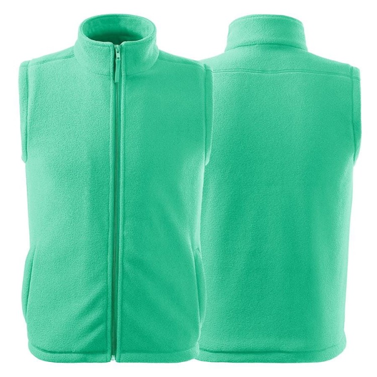 Kamizelka polarowa unisex miętowy z haftem nadrukiem logo firmy 280g 518 kol. 95 polar podstawowy (2).jpg