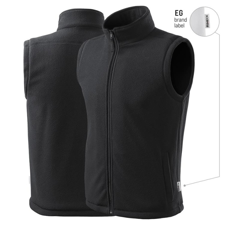 Kamizelka polarowa unisex ebony gray z metką haftem nadrukiem logo firmy 280g 518 kol. EG 94 polar podstawowy (2).jpg