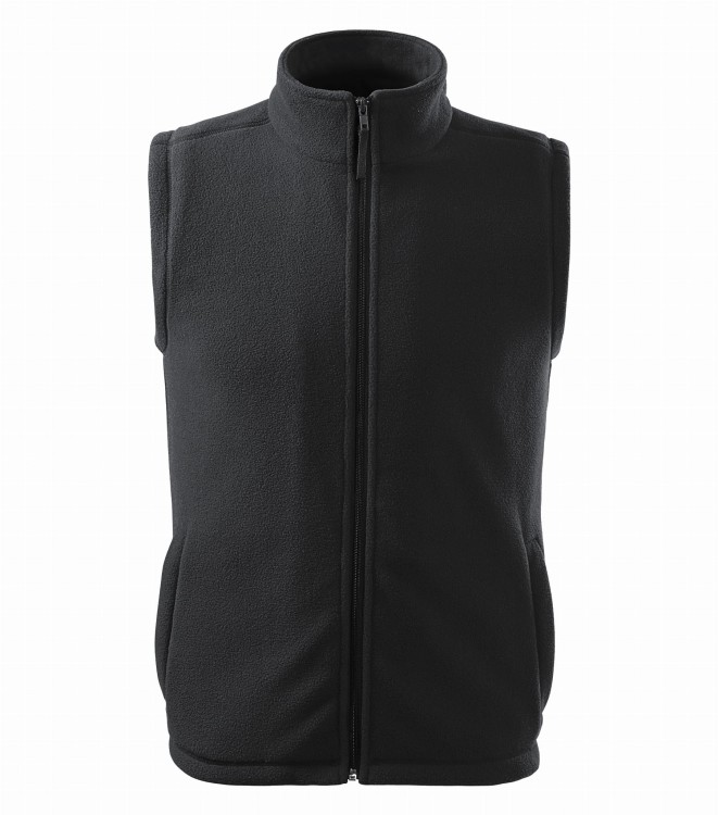 Kamizelka polarowa unisex ebony gray z metką haftem nadrukiem logo firmy 280g 518 kol. EG 94 polar podstawowy (4).jpg