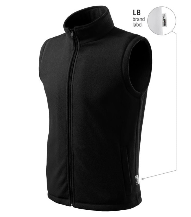 Kamizelka polarowa unisex czarny z metką haftem nadrukiem logo firmy 280g 518 kol. LB 01 polar podstawowy  (4).jpg