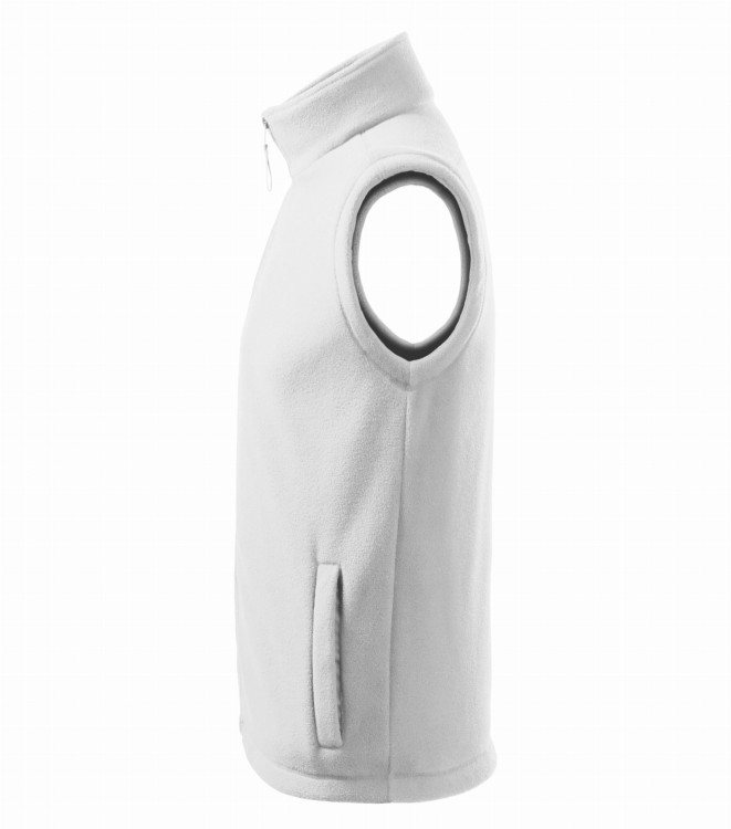 Kamizelka polarowa unisex biały z metką haftem nadrukiem logo firmy 280g 518 kol. LW 00 polar podstawowy (1).jpg