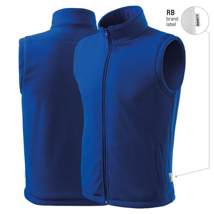 Kamizelka polarowa unisex chabrowy z metką haftem nadrukiem logo firmy 280g 518 kol. RB 05 polar podstawowy (2).jpg