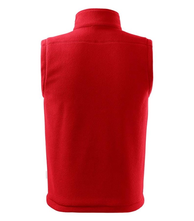 Kamizelka polarowa unisex czerwony z metką haftem nadrukiem logo firmy 280g 518 kol. RD 07 polar podstawowy (5).jpg
