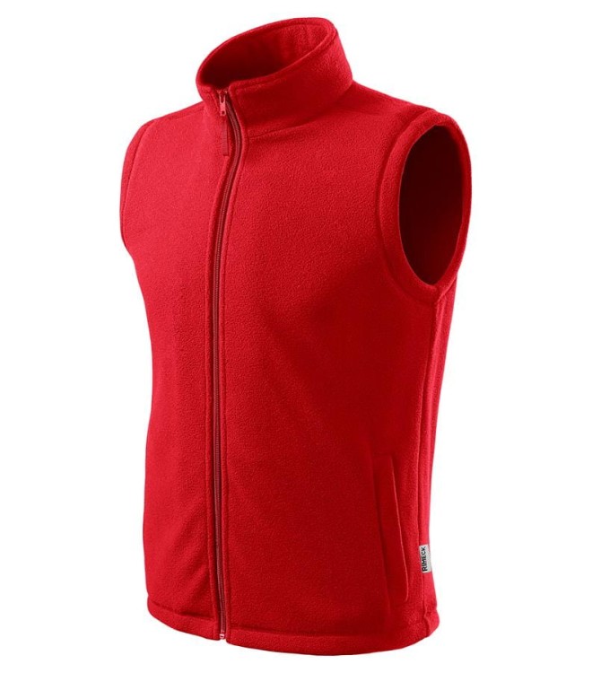 Kamizelka polarowa unisex czerwony z metką haftem nadrukiem logo firmy 280g 518 kol. RD 07 polar podstawowy (1).jpg