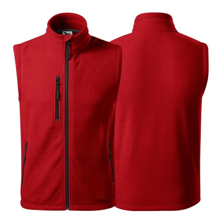 Kamizelka polarowa unisex czerwony z haftem nadrukiem logo firmy 220g 525 kol. 07 polar podstawowy  (2).jpg
