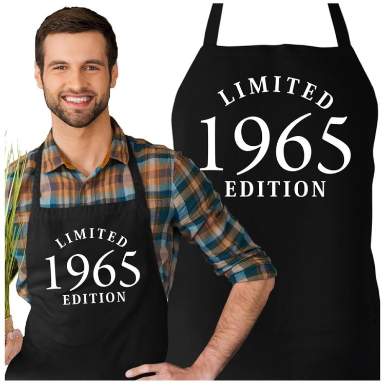 Fartuch na 60 urodziny prezent urodzinowy z napisem 1965 Limited Edition (1).jpg