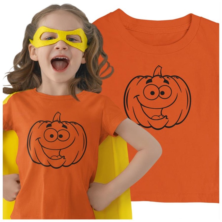 KOSZULKA NA DZIEŃ DYNI Z DYNIĄ KOSZULKA W KOLORZE POMARAŃCZOWYM (6).jpg