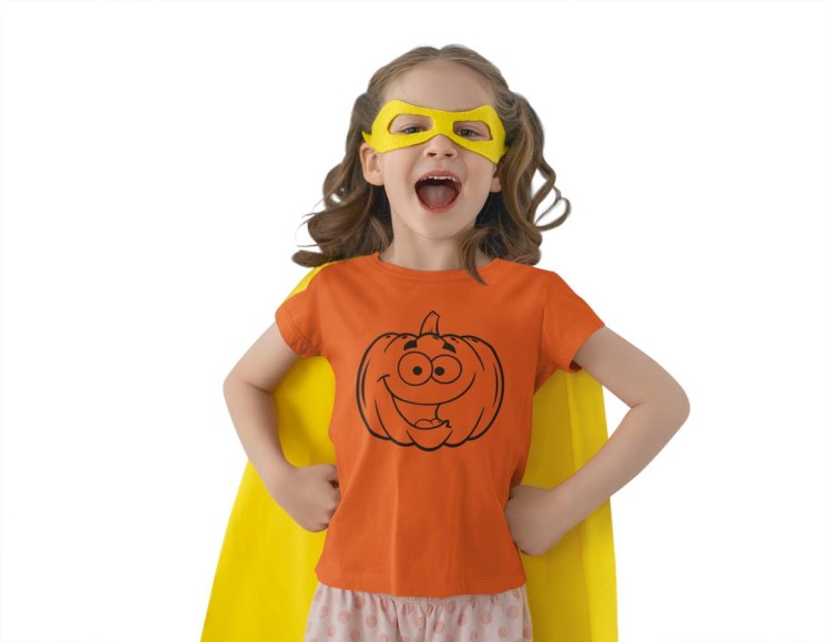 KOSZULKA NA DZIEŃ DYNI Z DYNIĄ KOSZULKA W KOLORZE POMARAŃCZOWYM (1).jpg