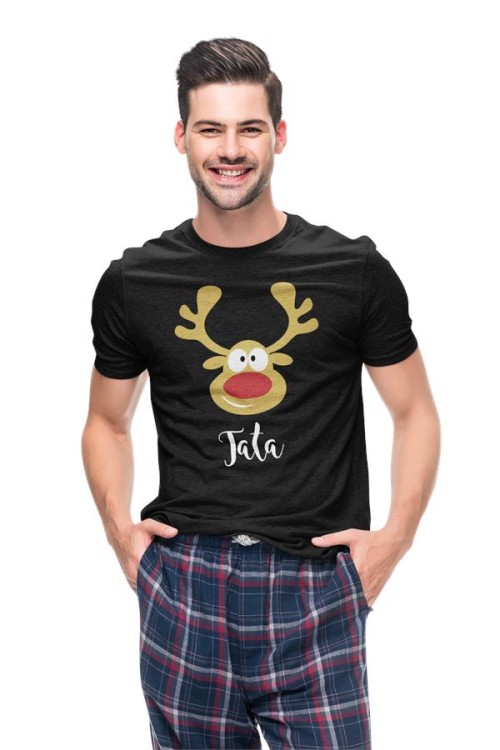 KOSZULKA ŚWIĄTECZNA Z RENIFEREM DLA TATY NA ŚWIĘTA KOLOR CZARNY  (3).jpg