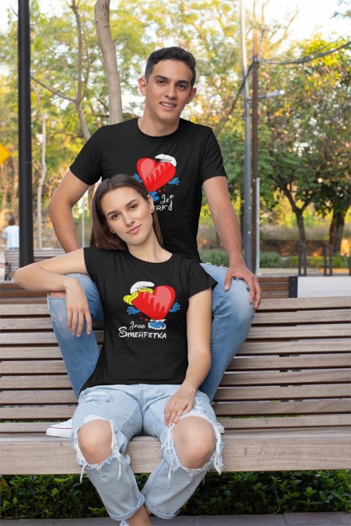 KOSZULKI DLA PAR NA WALENTYNKI PREZENT ROMANTYCZNY JEGO SMERFETKA JEJ SMERF (9).jpg