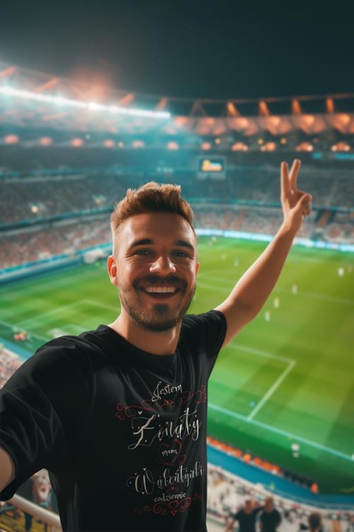 Koszulka dla Chłopaka modny prezent na Walentynki lub Urodziny stylowa koszulka z napisem Jestem żonaty mam walentynki codziennie (2).jpg