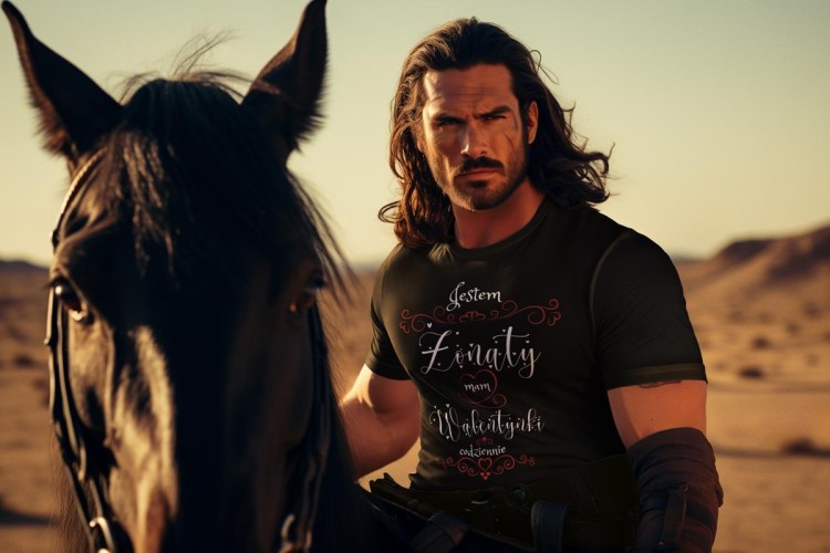 Koszulka dla Chłopaka modny prezent na Walentynki lub Urodziny stylowa koszulka z napisem Jestem żonaty mam walentynki codziennie (8).jpg