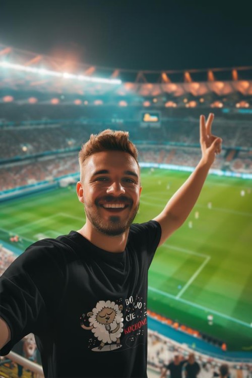 Koszulka dla Chłopaka modny prezent na Walentynki lub Urodziny stylowa koszulka z napisem BO JO CIĘ KOCHOM (1).jpg