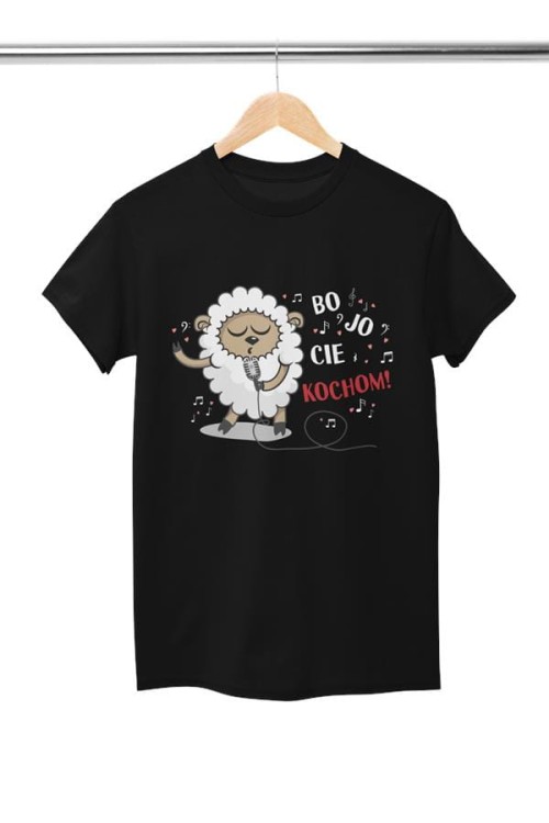 Koszulka dla Chłopaka modny prezent na Walentynki lub Urodziny stylowa koszulka z napisem BO JO CIĘ KOCHOM (7).jpg