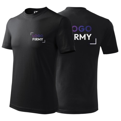 Koszulka ebony gray z krótkim rękawem z logo na sercu i plecach unisex z nadrukiem logo firmy 200g HEAVY110 kolor 94 koszulka krótki rękaw.jpg