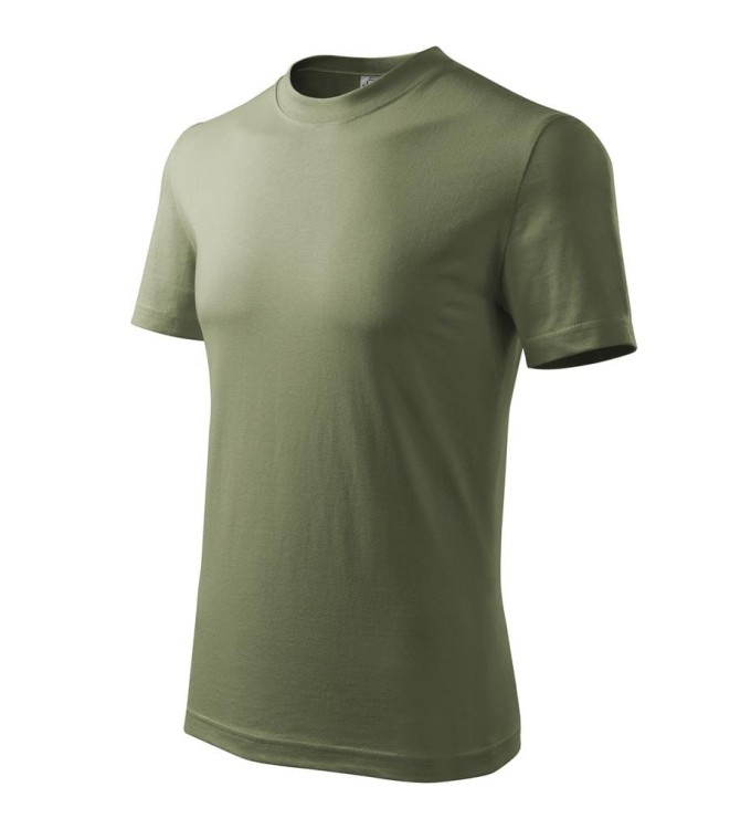 Koszulka z krótkim rękawem khaki unisex z haftem nadrukiem logo firmy 200g HEAVY110 kolor 09 koszulka krótki rękaw110_09_e_xl (4) (Copy).jpg