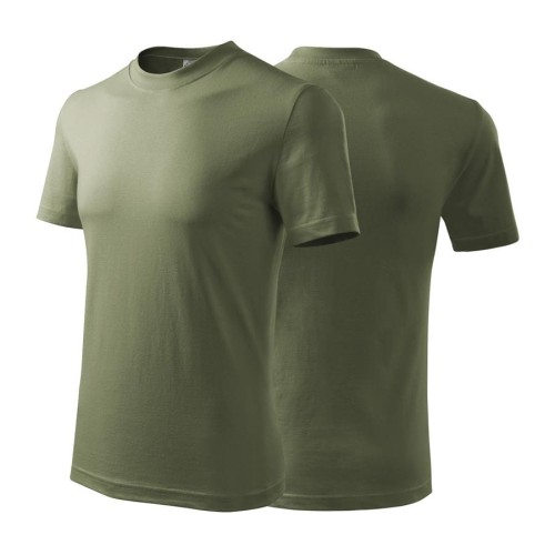Koszulka z krótkim rękawem khaki unisex z haftem nadrukiem logo firmy 200g HEAVY110 kolor 09 koszulka krótki rękaw (Copy).jpg