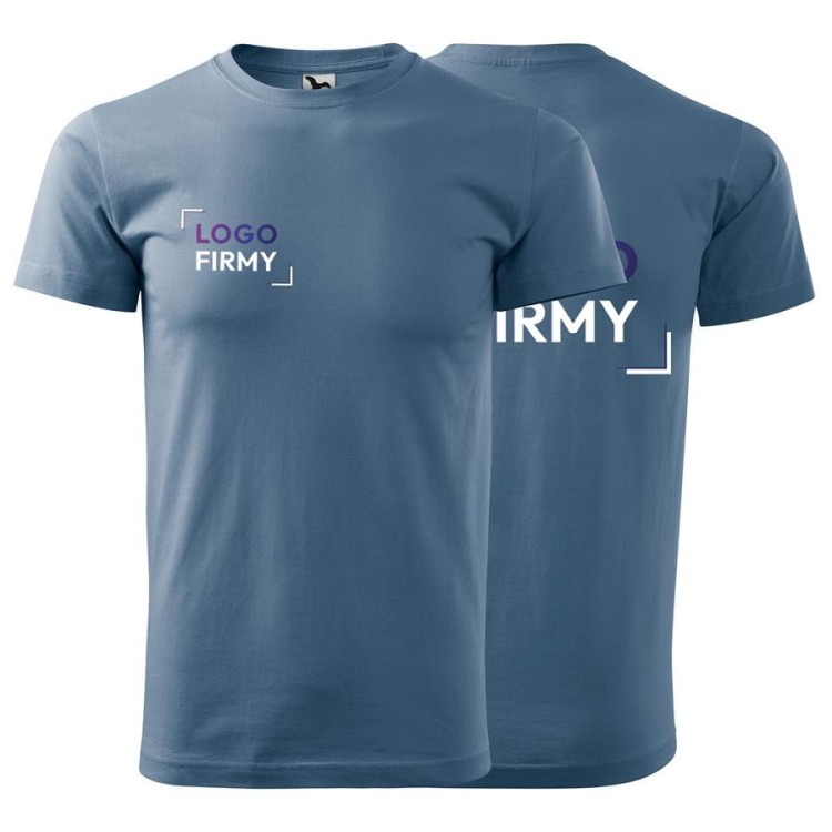 Koszulka denim z krótkim rękawem z logo na sercu i plecach unisex z nadrukiem logo firmy 200g HEAVY NEW 137 kolor 60 koszulka krótki rękaw (1).jpg