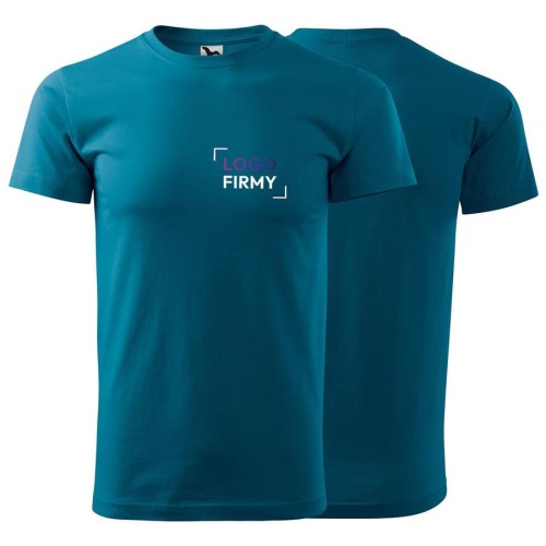 Koszulka petrol blue z krótkim rękawem z logo na sercu unisex z nadrukiem logo firmy 200g HEAVY NEW 137 kolor 93 koszulka krótki rękaw (6).jpg