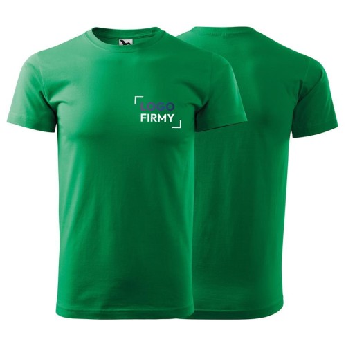 Koszulka zieleń trawy z krótkim rękawem z logo na sercu unisex z nadrukiem logo firmy 200g HEAVY NEW 137 kolor 16 koszulka krótki rękaw (7).jpg