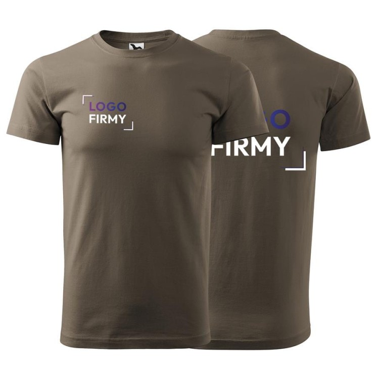 Koszulka army z krótkim rękawem z logo na sercu i plecach unisex z nadrukiem logo firmy 200g HEAVY NEW 137 kolor 29 koszulka krótki rękaw ( (9).jpg