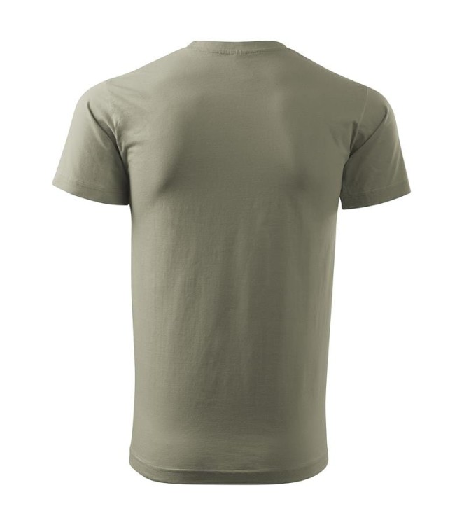 Koszulka jasny khaki z krótkim rękawem z logo na sercu unisex z nadrukiem logo firmy 200g HEAVY NEW 137 kolor 28 koszulka krótki rękaw (9).jpg