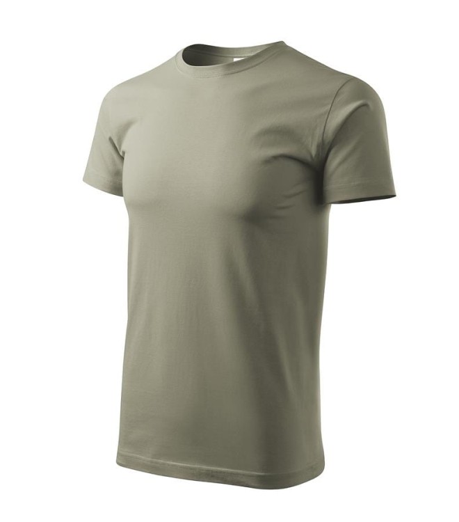 Koszulka jasny khaki z krótkim rękawem z logo na sercu unisex z nadrukiem logo firmy 200g HEAVY NEW 137 kolor 28 koszulka krótki rękaw (12).jpg