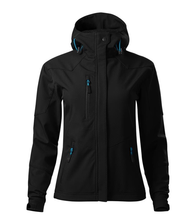 Kurtka czarna softshell Malfini damska z logo na sercu i plecach z nadrukiem logo firmy 280g 532 kolor 01 (3).jpg