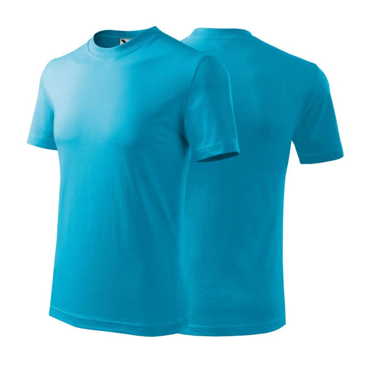 Koszulka z krótkim rękawem turkus unisex z haftem nadrukiem logo firmy 200g HEAVY110 kolor 44 koszulka krótki rękaw.jpg