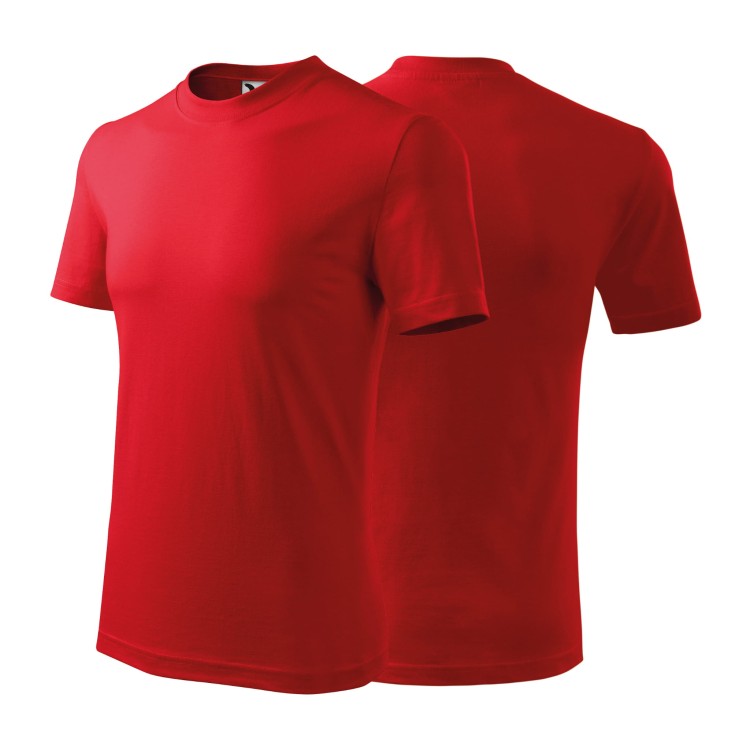 Koszulka z krótkim rękawem czerwony unisex z haftem nadrukiem logo firmy 200g HEAVY110 kolor 07 koszulka krótki rękaw.jpg