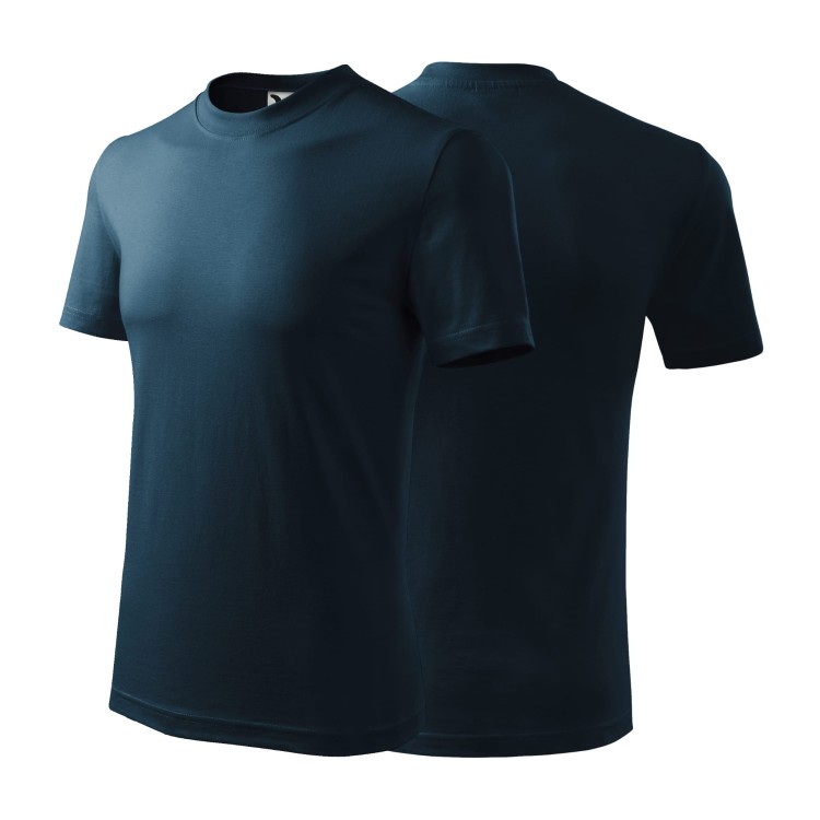 Koszulka z krótkim rękawem granatowy unisex z haftem nadrukiem logo firmy 200g HEAVY110 kolor 02 koszulka krótki rękaw.jpg