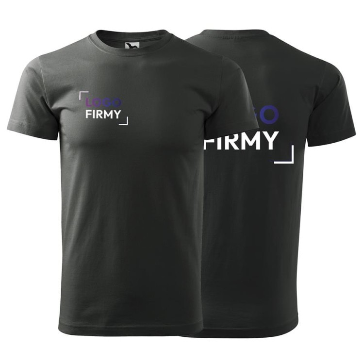 Koszulka czarna z krótkim rękawem z logo na sercu i plecach unisex z nadrukiem logo firmy 200g HEAVY NEW 137 kolor 01 koszulka krótki rękaw (12).jpg