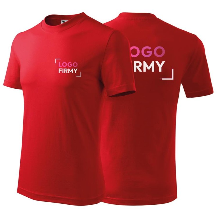 Koszulka czarna z krótkim rękawem z logo na sercu i plecach unisex z nadrukiem logo firmy 200g HEAVY110 koszulka kr (7).jpg