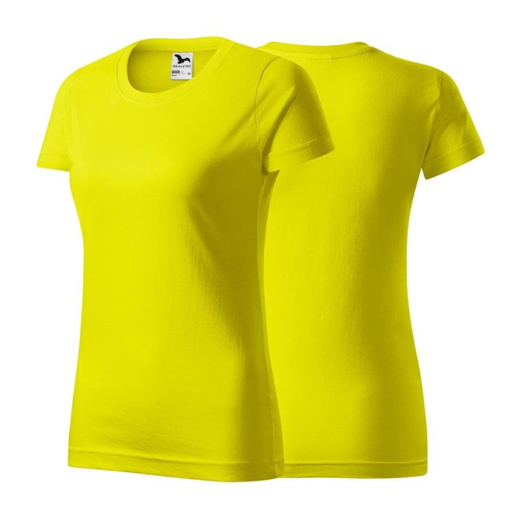 Koszulka czarna z krótkim rękawem z logo na sercu damska z nadrukiem logo firmy 160g BASIC134 koszulka krótki rękaw WSZYST (8).jpg