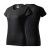 Koszulka czarna z krótkim rękawem z logo na sercu damska z nadrukiem logo firmy 160g BASIC134 koszulka krótki rękaw WSZYST (13).jpg