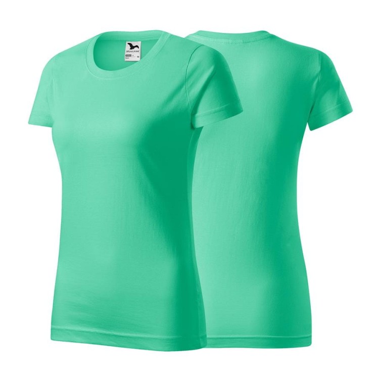 Koszulka czarna z krótkim rękawem z logo na sercu damska z nadrukiem logo firmy 160g BASIC134 koszulka krótki rękaw WSZYST (28).jpg