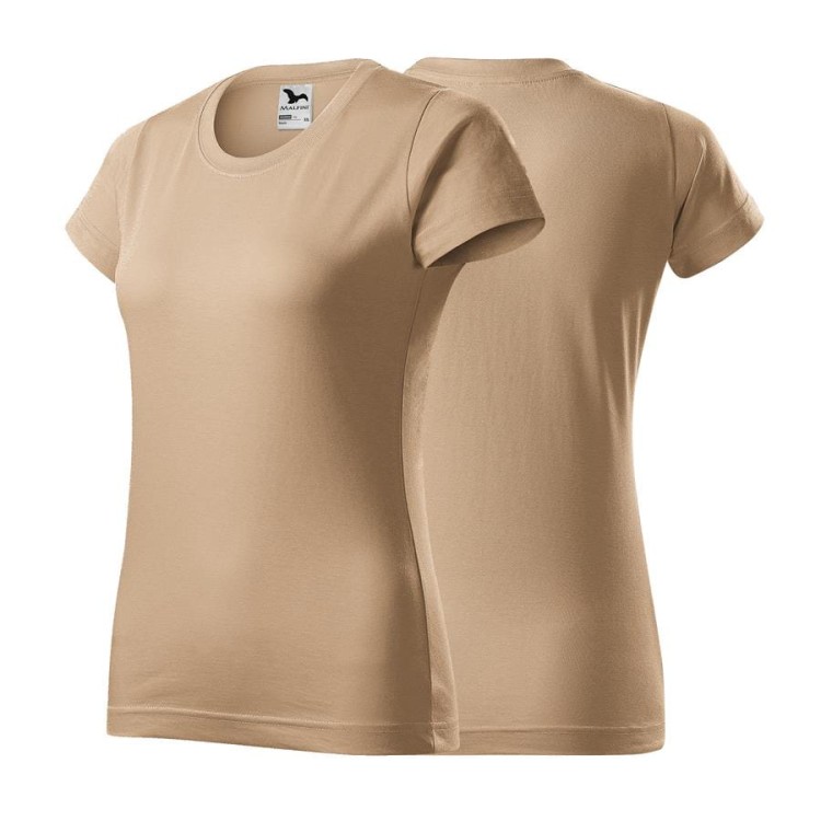 Koszulka czarna z krótkim rękawem z logo na sercu damska z nadrukiem logo firmy 160g BASIC134 koszulka krótki rękaw WSZYST (30).jpg