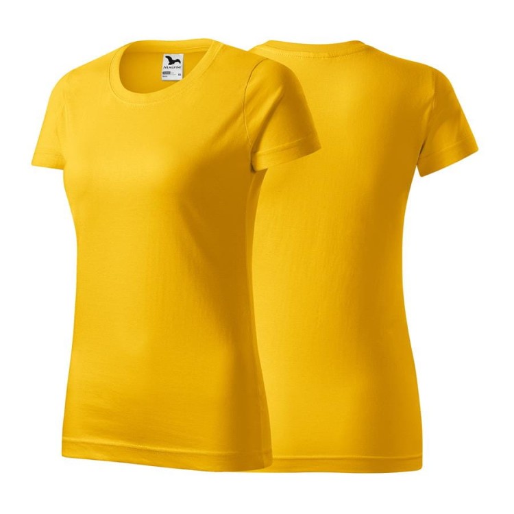 Koszulka czarna z krótkim rękawem z logo na sercu damska z nadrukiem logo firmy 160g BASIC134 koszulka krótki rękaw WSZYST (37).jpg