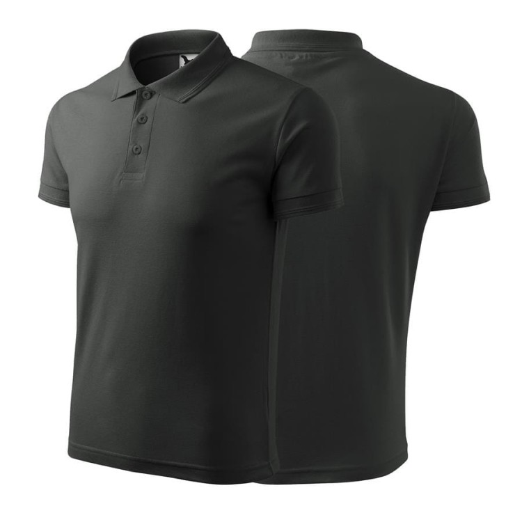 Koszulka czarna polo z logo na sercu męska z nadrukiem logo firmy 200g 203 koszulka polo WSZYSTKIE KOLORY (8).jpg