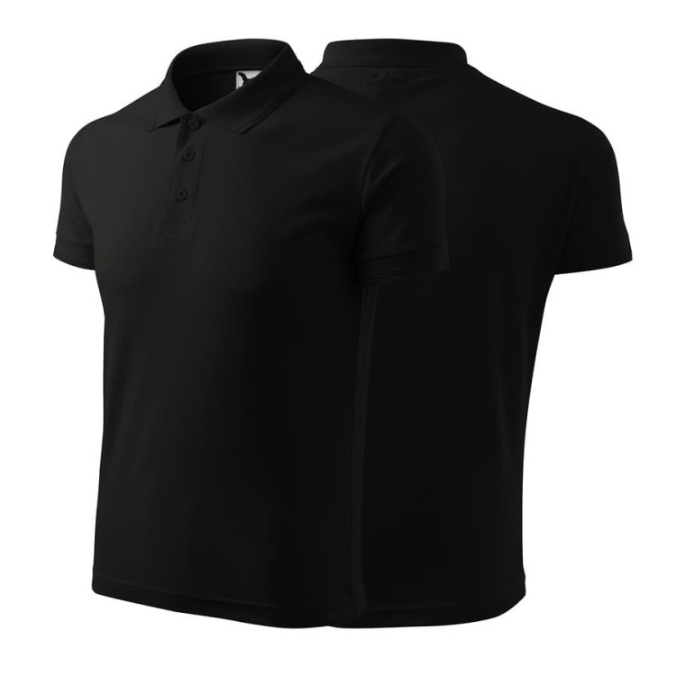 Koszulka czarna polo z logo na sercu męska z nadrukiem logo firmy 200g 203 koszulka polo WSZYSTKIE KOLORY (11).jpg